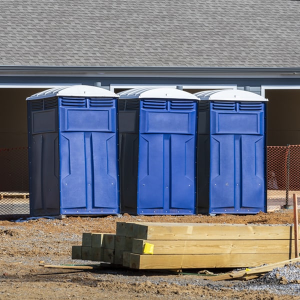 can i customize the exterior of the porta potties with my event logo or branding in Seneca